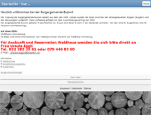 Tablet Screenshot of burger-busswil.org